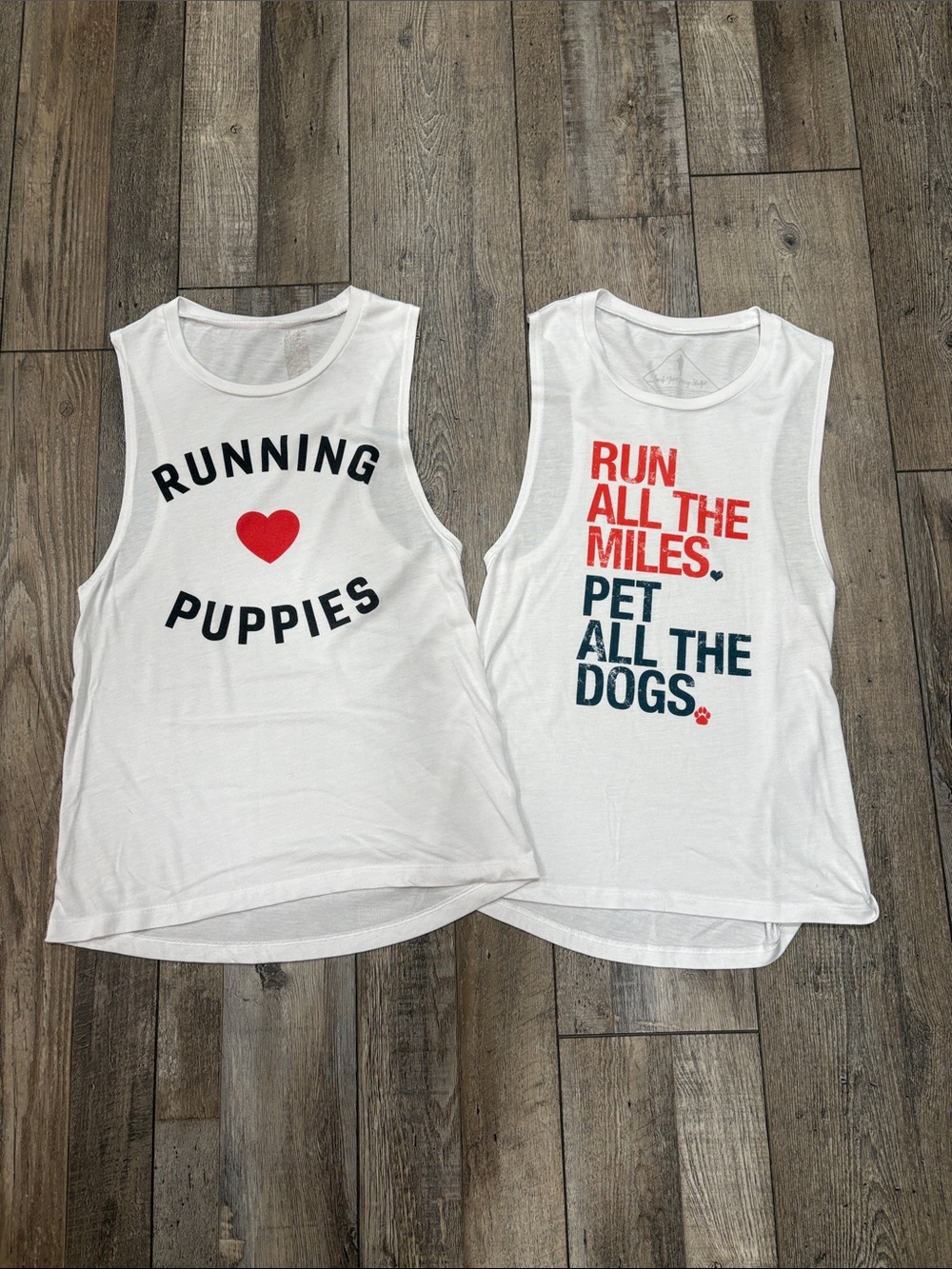 Bundle of 2! Sarah Marie Design Studio Dog Lover Tank Tops